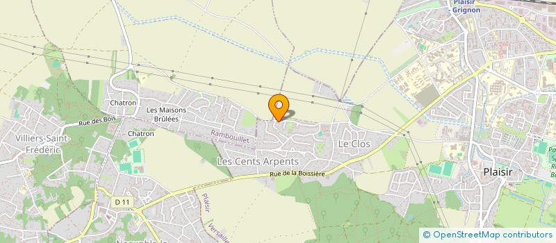 localisation de l'entreprise RADAR TECHNICAL SERVICES  PLAISIR