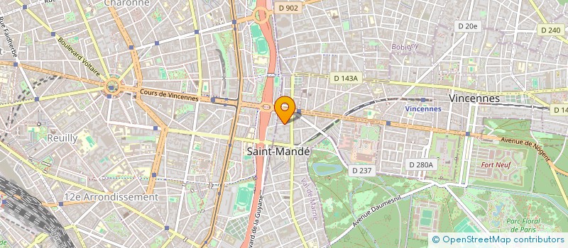 localisation de l'entreprise RADEAU RECORDS à SAINT-MANDE