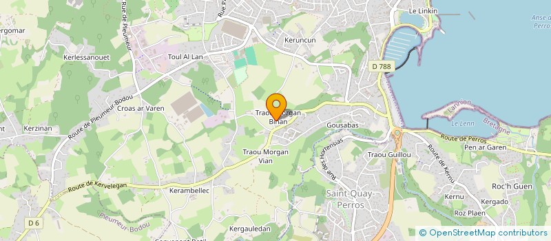 localisation de l'entreprise RADEBOYS  PERROS-GUIREC