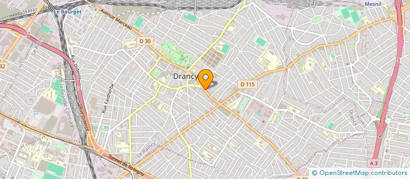 localisation de l'entreprise RADEC à DRANCY