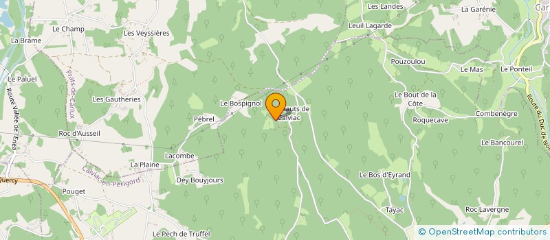 localisation de l'entreprise RADEGONDE 24  SOUILLAC