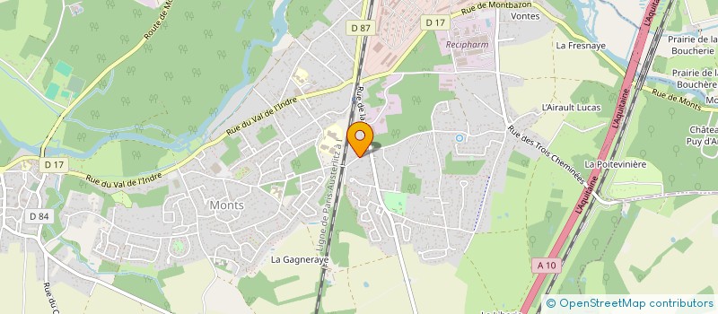 localisation de l'entreprise RADEMAKERS DAVID  MONTS