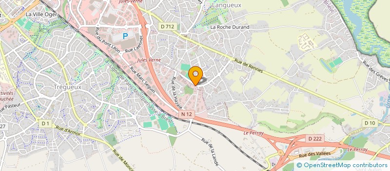 localisation de l'entreprise RADENAC JEAN YVES ET DANIEL  LANGUEUX