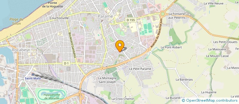 localisation de l'entreprise RADENEK  SAINT-MALO