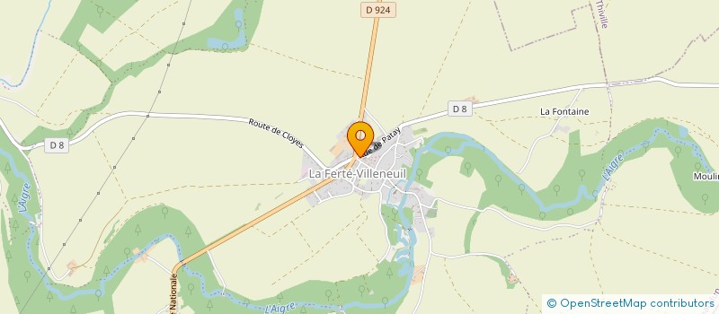 localisation de l'entreprise RADENNE & CO à CLOYES-LES-TROIS-RIVIERES
