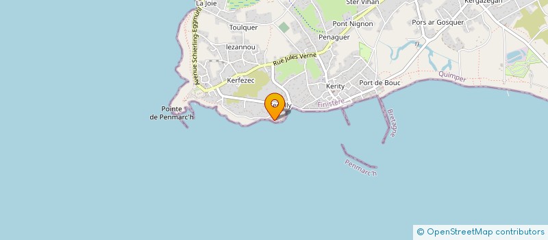 localisation de l'entreprise RADENNEC  PENMARCH