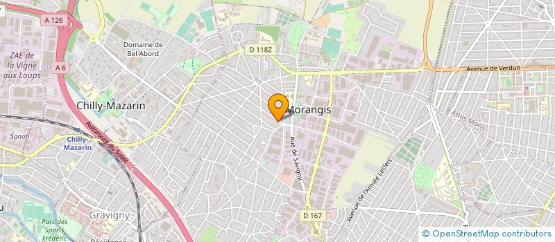 localisation de l'entreprise RADET-MAYO à MORANGIS