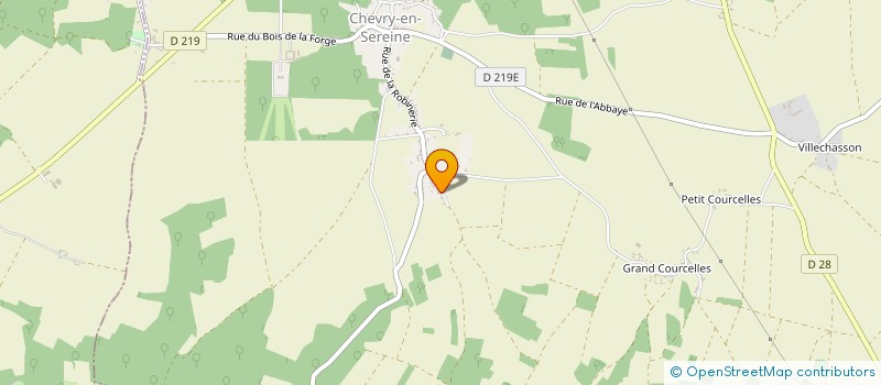 localisation de l'entreprise RADET PAYSAGISTE  CHEVRY-EN-SEREINE