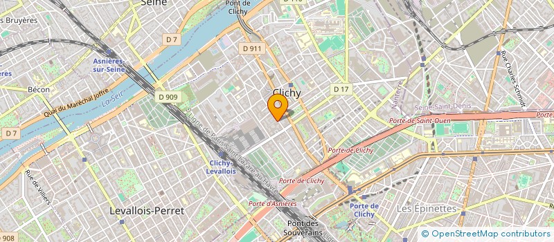 localisation de l'entreprise RADEV CONSULTING à CLICHY