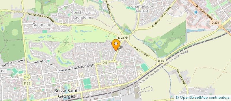 localisation de l'entreprise RADHA  BUSSY-SAINT-GEORGES