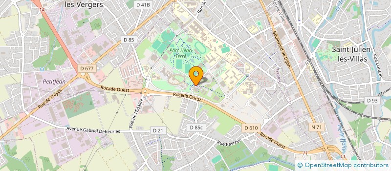 localisation de l'entreprise RADI'AUBE  ROSIERES-PRES-TROYES