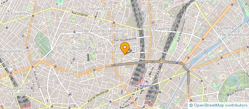 localisation de l'entreprise RADI CLEAN  PARIS 18E ARRONDISSEMENT