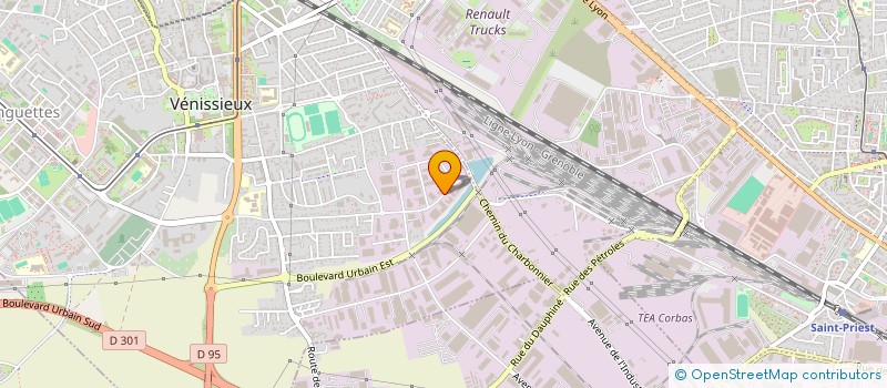 localisation de l'entreprise RADI IMPRIM  VENISSIEUX