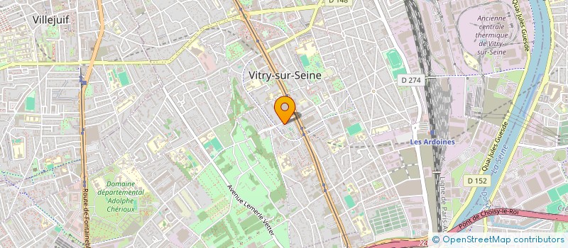 localisation de l'entreprise RADIAL SECURITE à VITRY-SUR-SEINE