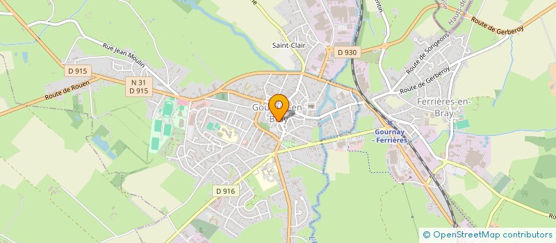 localisation de l'entreprise RADIALE  GOURNAY-EN-BRAY