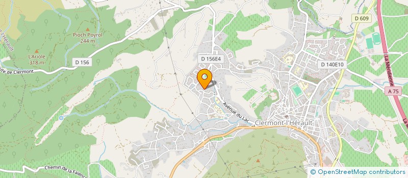 localisation de l'entreprise RADIALM  CLERMONT-L'HERAULT