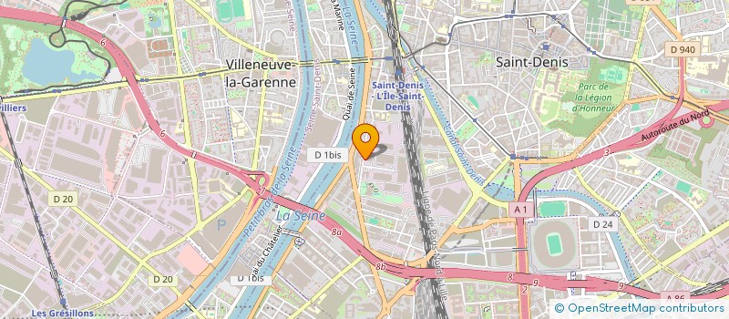 localisation de l'entreprise RADIALVA S A à SAINT-DENIS