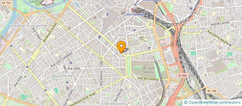 localisation de l'entreprise RADIANCE FRANCE  LILLE