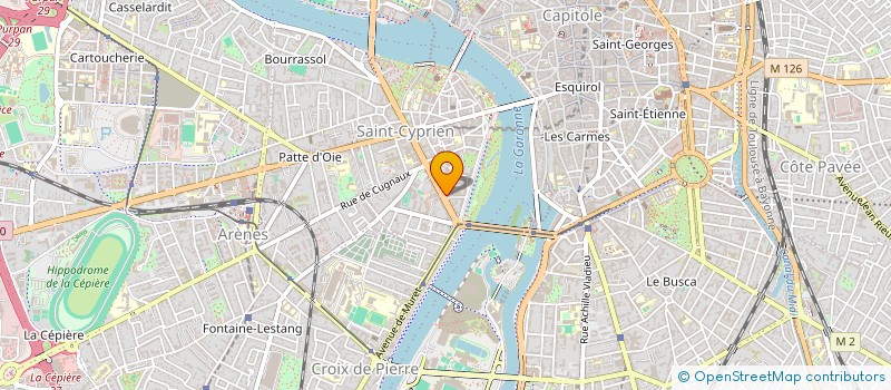 localisation de l'entreprise RADIANCELAB  TOULOUSE