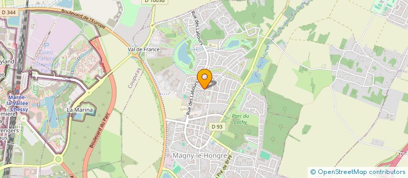 localisation de l'entreprise RADIANSE  MAGNY-LE-HONGRE