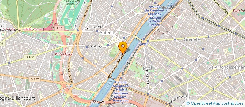 localisation de l'entreprise RADIANT à PARIS