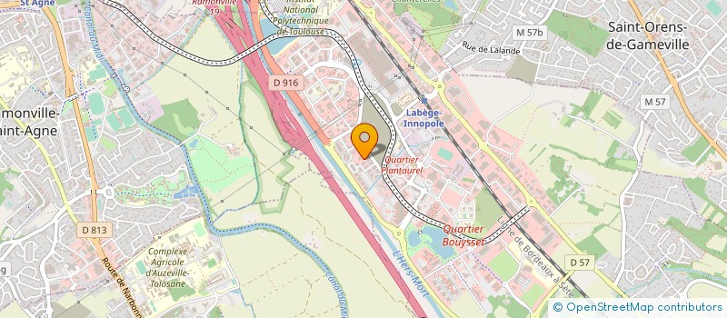 localisation de l'entreprise RADIANT SA à LABEGE