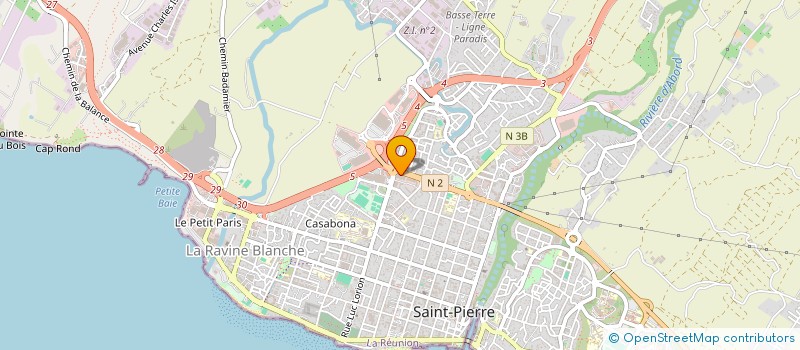 localisation de l'entreprise RADIATA à SAINT-PIERRE
