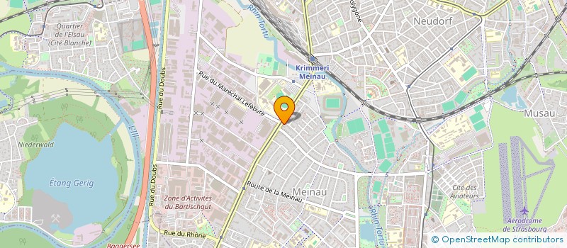 localisation de l'entreprise RADIATEURS ETOILE SARL à STRASBOURG