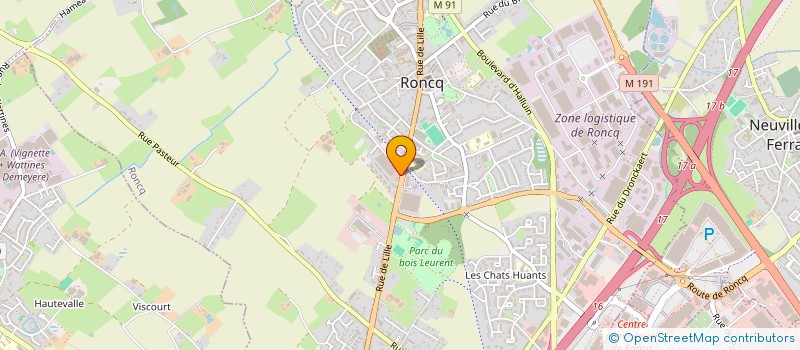 localisation de l'entreprise RADIATEURS - VL - PL à RONCQ