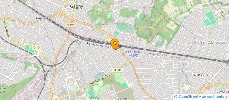 localisation de l'entreprise RADIATHERM à GAGNY