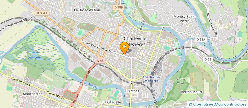 localisation de l'entreprise RADIATOR LADY  CHARLEVILLE-MEZIERES