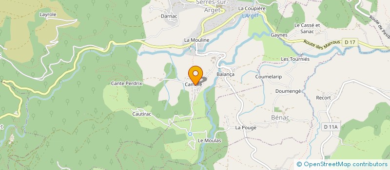 localisation de l'entreprise RADICAL EPIL TOULOUSE LASCROSSES à SERRES-SUR-ARGET