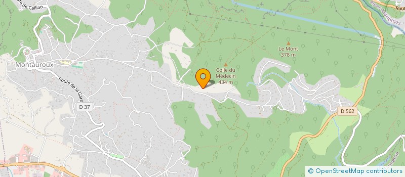 localisation de l'entreprise RADICAL IMMO  MONTAUROUX