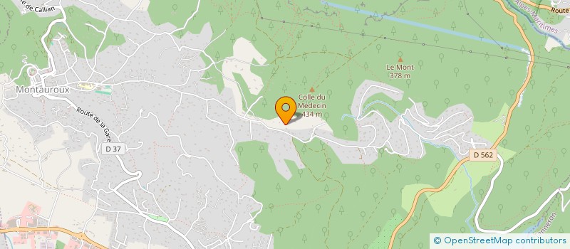 localisation de l'entreprise RADICAL PRO TECH  MONTAUROUX