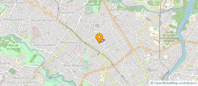 localisation de l'entreprise RADICAL WEB à NANTES