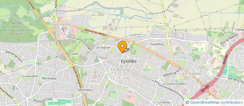 localisation de l'entreprise RADICALBATI à EYSINES