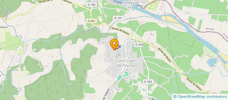 localisation de l'entreprise RADIKAL BASS PRODUCTION  SAINT-JULIEN-DE-PEYROLAS