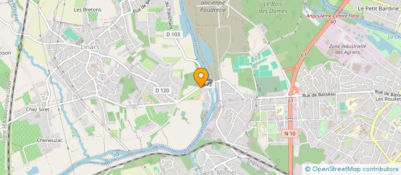 localisation de l'entreprise RADIKAL BIKE ASSO à FLEAC