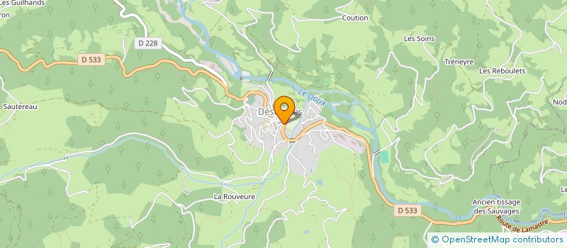 localisation de l'entreprise RADIKALES  DESAIGNES