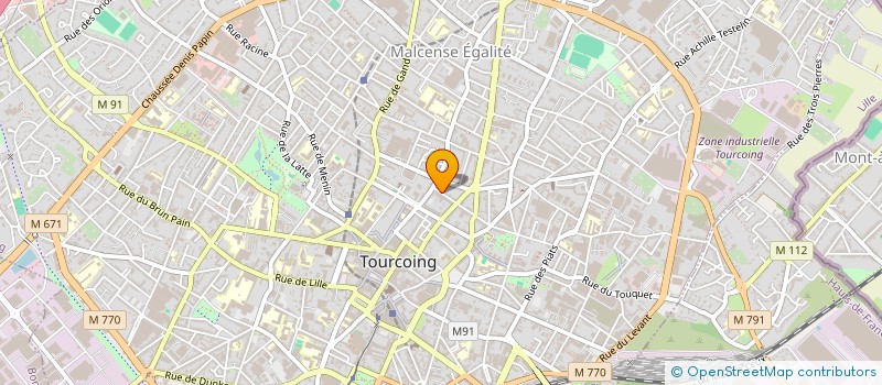 localisation de l'entreprise RADIMED  TOURCOING