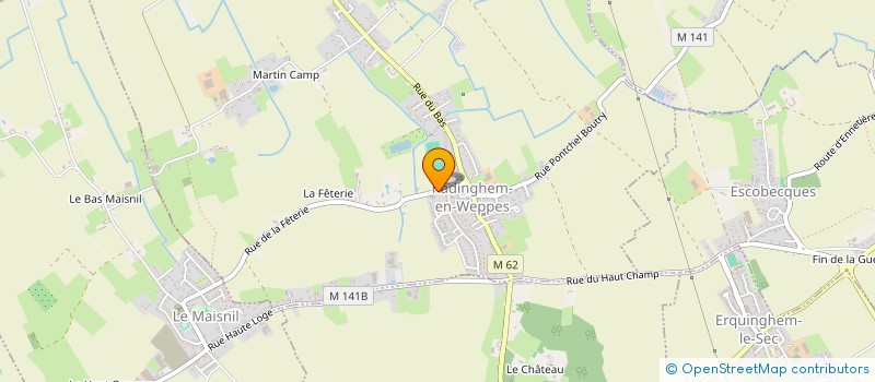 localisation de l'entreprise RADINGHEM  RADINGHEM EN WEPPES