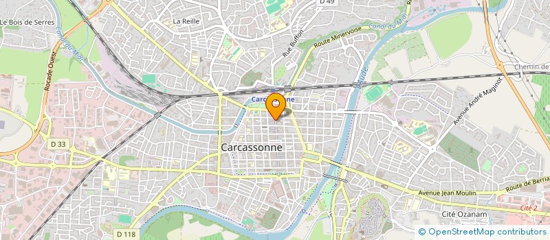 localisation de l'entreprise RADIO 11 à CARCASSONNE