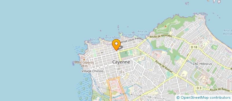 localisation de l'entreprise RADIO 7 TON  CAYENNE