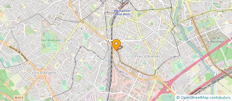 localisation de l'entreprise RADIO ACHILLE à MONTPELLIER