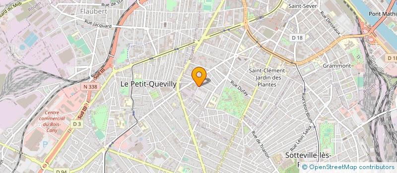localisation de l'entreprise RADIO AFRIQUE FRANCE (RAF) à ROUEN