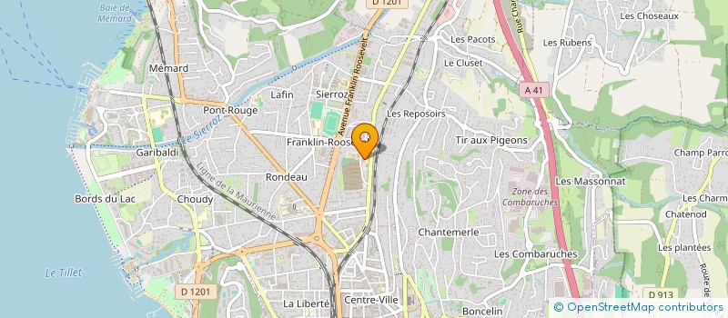 localisation de l'entreprise RADIO AIX GRAND LAC à AIX-LES-BAINS
