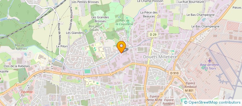 localisation de l'entreprise RADIO AMATEURS R.E.F. DEPARTEMENT D'INDRE-ET-LOIRE  TOURS