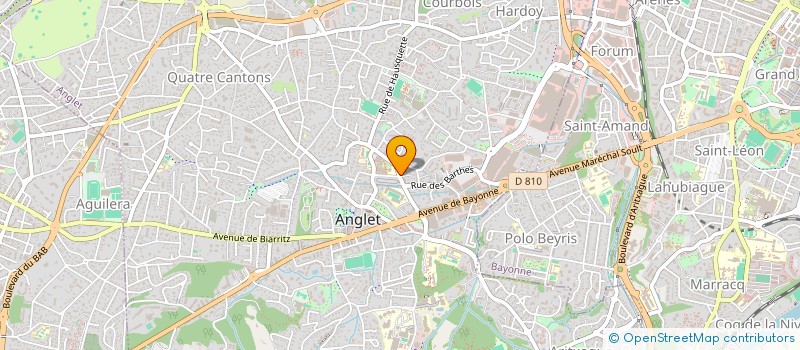 localisation de l'entreprise RADIO ANGLET FM à ANGLET