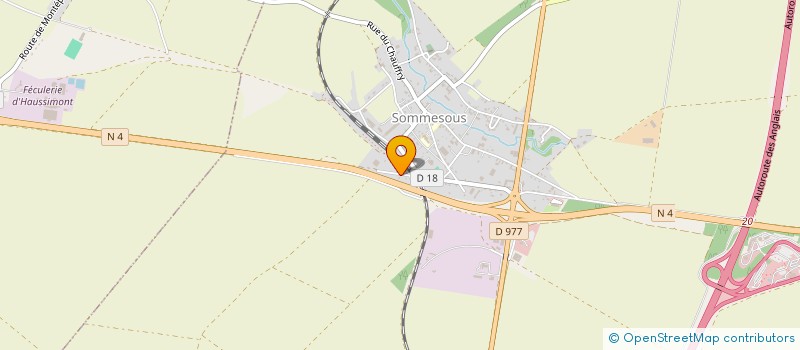 localisation de l'entreprise RADIO ANTENNE 87 PLAINES DE CHAMPAGNE  FERE-CHAMPENOISE