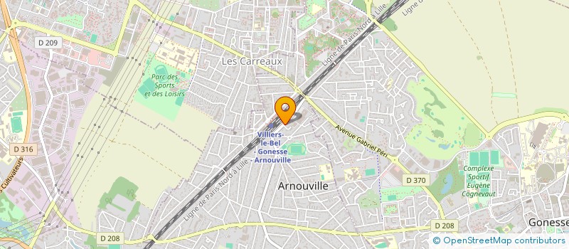 localisation de l'entreprise RADIO ARNOUVILLE  ARNOUVILLE